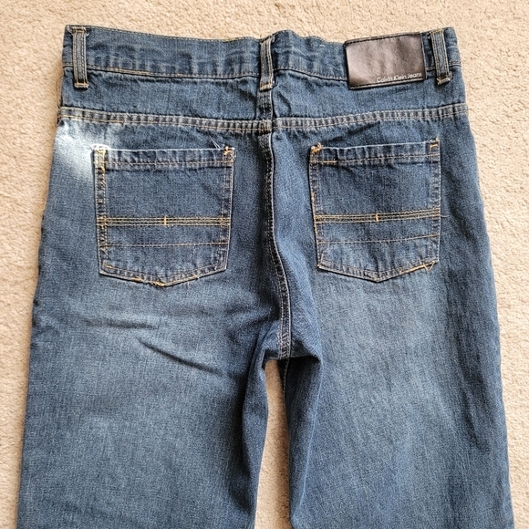 Calvin Klein Straight Leg Denim Jeans Size 16 - Picture 7 of 10